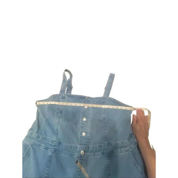 AVA & VIV Denim Wide Leg Jumper Sz 24 NWT - Picture 6 of 8